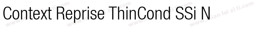 Context Reprise ThinCond SSi Normal字体转换